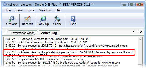 set server ip simple dns plus