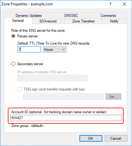 simple dns plus key