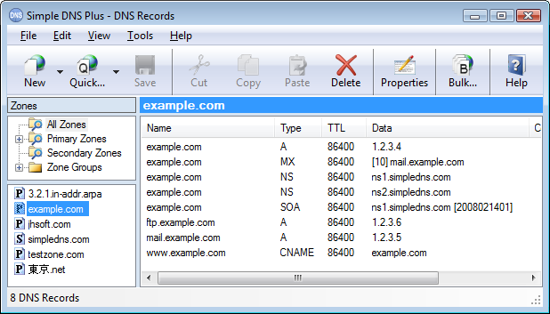 Basic DNS Server Configuration Example | Simple DNS Plus Knowledge Base